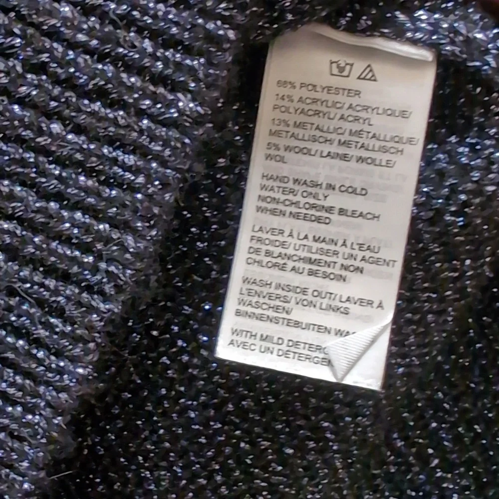 Women's Crew Neck Sparkle Sweater - Picture 5 of 5